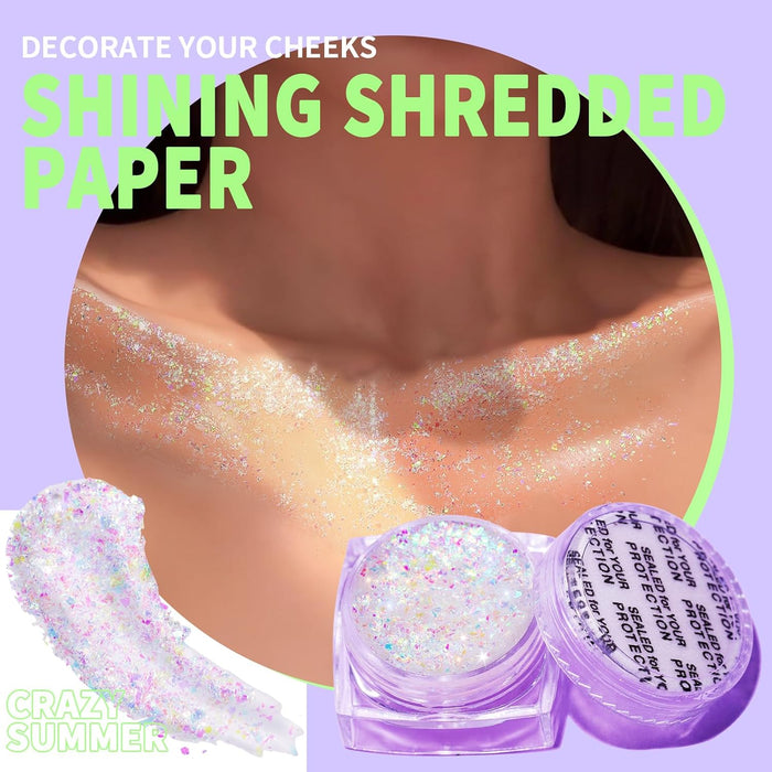 Teenitor Gel de Purpurina para Cara y Cuerpo 6 piezas - Quierox - Tienda Online