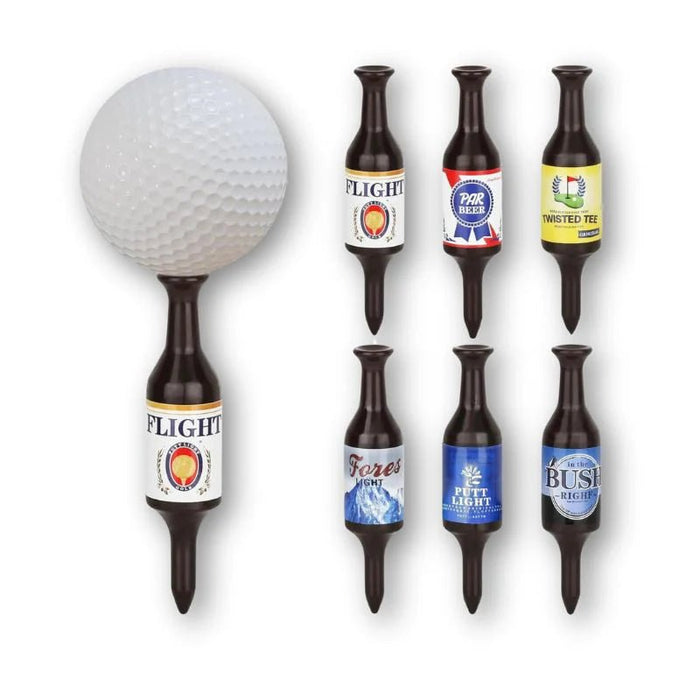 Tees de golf hechos con botellas de cerveza - Hechos a mano - Quierox - Tienda Online