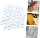 TEHAUX 50 Pcs Botones Redondos Transparentes De Costura - Quierox - Tienda Online