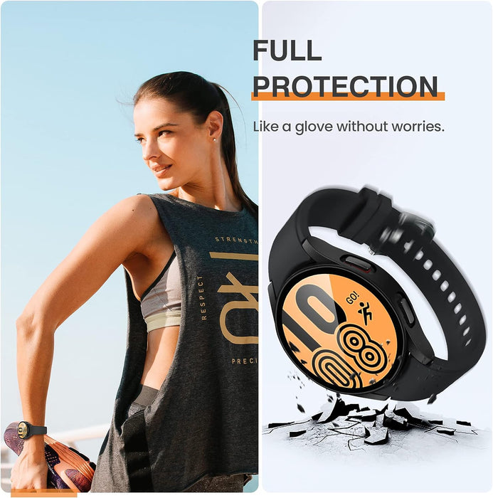 Tensea - Funda protectora de pantalla para Samsung Galaxy Watch 4 de 1.732 pulgadas - Quierox - Tienda Online