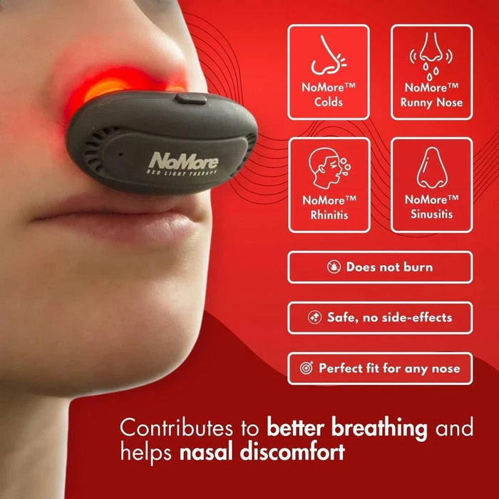 Terapia de luz roja NoMore original para la nariz: dispositivo nasal LED - Quierox - Tienda Online