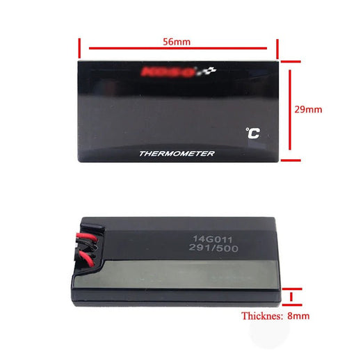 Termómetro de agua KOSO Slimline con indicador de temperatura - Quierox - Tienda Online