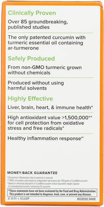 Terry Naturally CuraMed 750 mg Complejo de curcumina - 120 cápsulas blandas - Quierox - Tienda Online