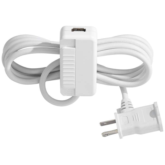 Tesler Regulador de intensidad de sobremesa con acabado blanco para bombillas CFL/LED, enchufable y con puerto USB - Quierox - Tienda Online