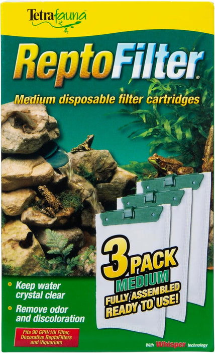 Tetra fauna Cartuchos de filtro ReptoFilter de Tetra, Verde, paquete de 3 - Quierox - Tienda Online