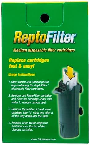 Tetra fauna Cartuchos de filtro ReptoFilter de Tetra, Verde, paquete de 3 - Quierox - Tienda Online