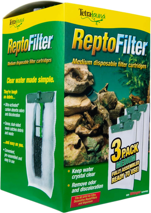Tetra fauna Cartuchos de filtro ReptoFilter de Tetra, Verde, paquete de 3 - Quierox - Tienda Online