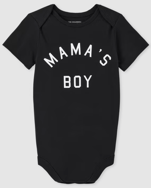 The Children’s Place Body gráfico a juego para bebé niño con el nombre de la familia Mama's Boy - Quierox - Tienda Online
