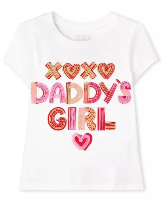 The Children’s Place Camiseta con gráfico de papá para el día de San Valentín para niñas - Quierox - Tienda Online