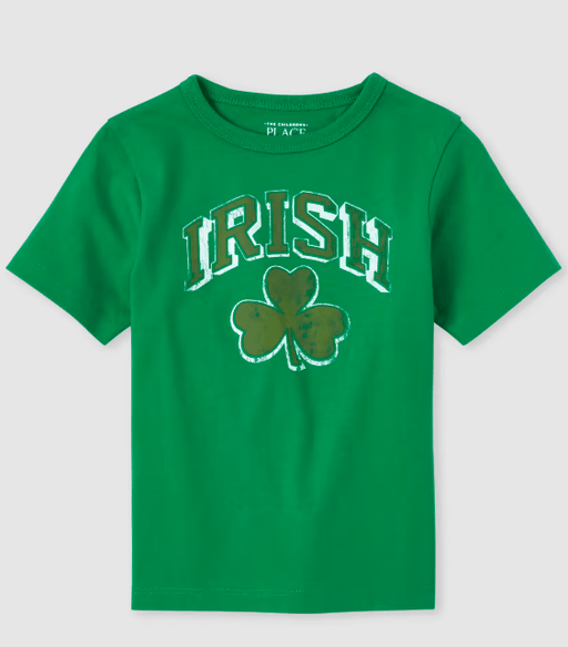 The Children's Place Camiseta con gráfico de trébol familiar a juego para bebés y niños pequeños - Quierox - Tienda Online