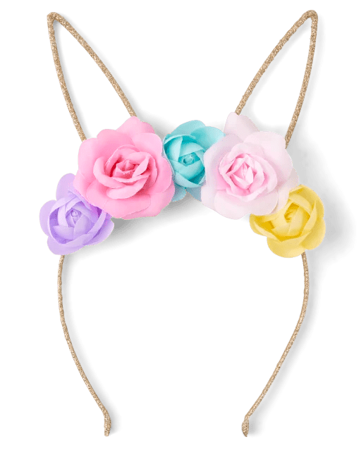 The Children's Place Diadema de niñas con orejas de conejo floral - multi - Quierox - Tienda Online