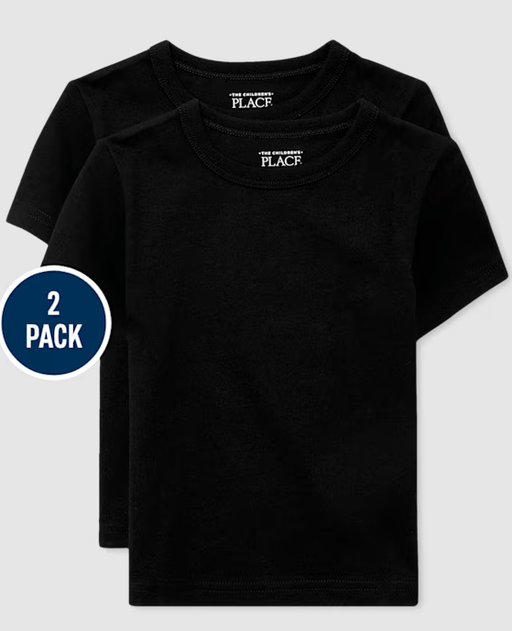 The Children's Place Pack de 2 camisetas para bebés y niños pequeños - black - Quierox - Tienda Online
