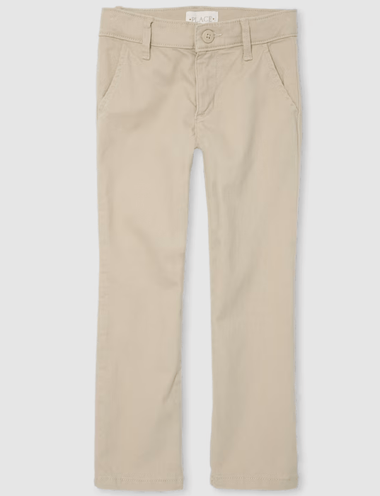 The Children's Place Pantalones chinos ajustados de uniforme para niñas - tan - Quierox - Tienda Online