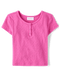 The Children's Place Top de punto con cuello henley para niña - Quierox - Tienda Online