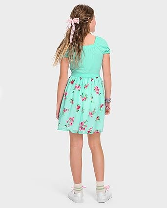 The Children's Place Vestidos elegantes de manga corta para niñas - Quierox - Tienda Online