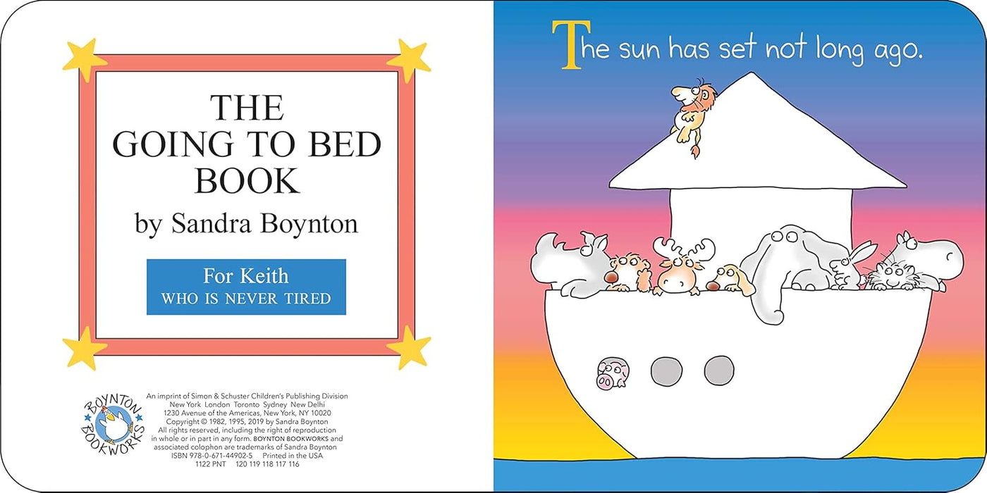 The Going To Bed Book Libro de cartón - Quierox - Tienda Online