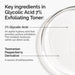 The Ordinary Tónico exfoliante de ácido glicólico al 7%, tóner diario iluminador y suavizante - Quierox - Tienda Online