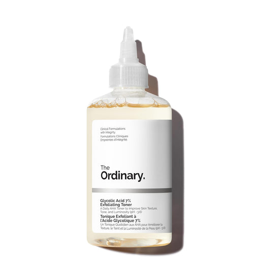 The Ordinary Tónico exfoliante de ácido glicólico al 7%, tóner diario iluminador y suavizante - Quierox - Tienda Online