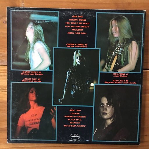 The Runaways – LP debut homónimo en vinilo de Hard Rock – Joan Jett-Lita Ford-Insert - Quierox - Tienda Online