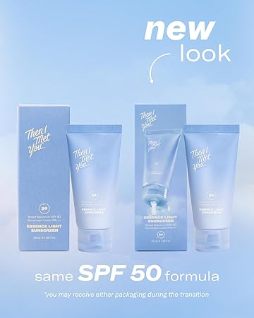 Then I Met You Essence Light Protector solar, loción SPF 50 de amplio espectro PA+++ - Quierox - Tienda Online