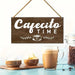 Tiempo de Cafecito - Letrero Rústico de Bar de Café de Granja - Quierox - Tienda Online