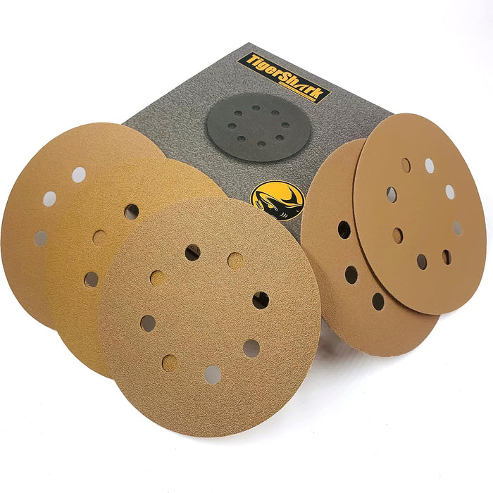 Tigershark disco de lijar, que no produce polvo, con gancho y lazo de línea dorada - Quierox - Tienda Online