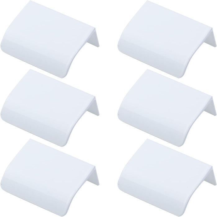 Tighall - Tirador oculto para cajón, 6 unidades, con borde para los dedos - Quierox - Tienda Online