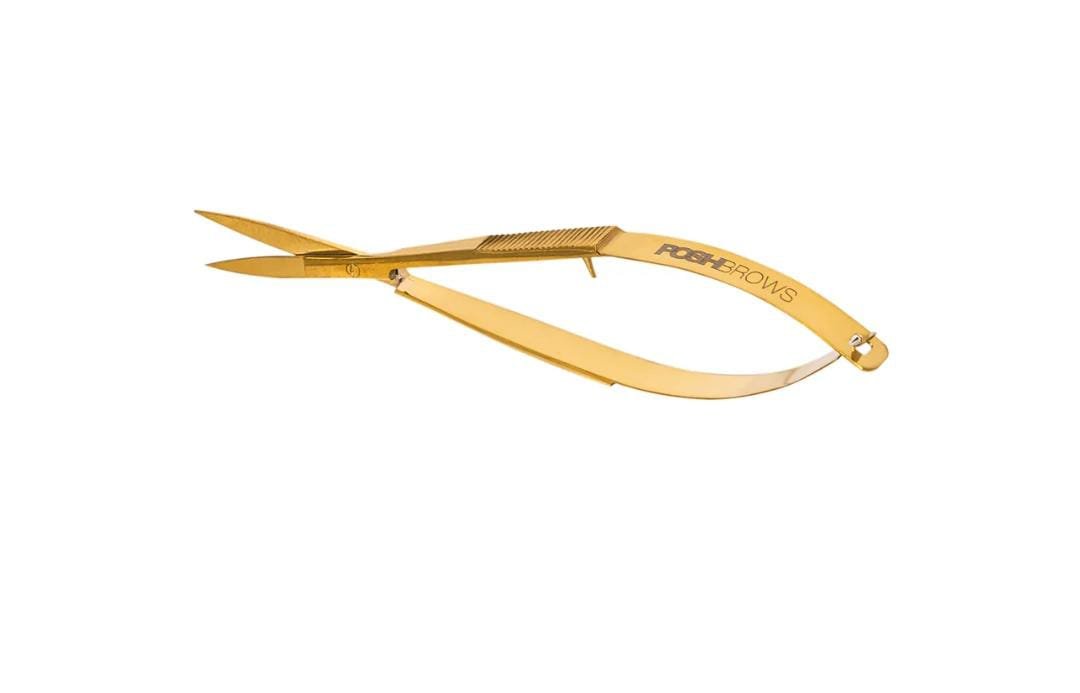 Tijeras de Precisión de Acero Inoxidable en Oro de 24 Quilates - Quierox - Tienda Online