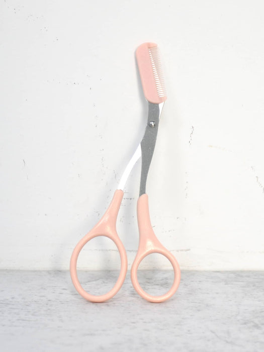 Tijeras rosas para cejas con peine, maquillaje, accesorios de maquillaje. - Quierox - Tienda Online