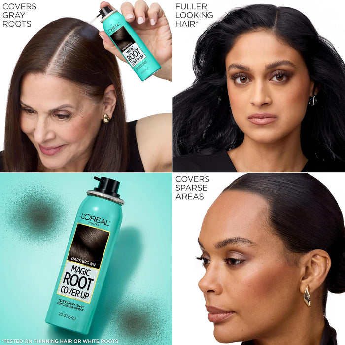 Tinte cubre raíces L 'Oreal Paris Cabello Color , Total 1, Negro - Quierox - Tienda Online