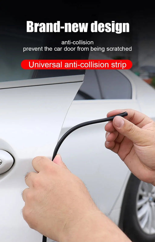 Tira anticolisión para puerta de coche, tipo U, universal, protector de borde, moldura de goma, 10 M - Quierox - Tienda Online