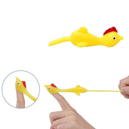 Tirachinas de pollo, juguete creativo de expulsión de pollo, juguete antiestrés de goma ligera - Quierox - Tienda Online