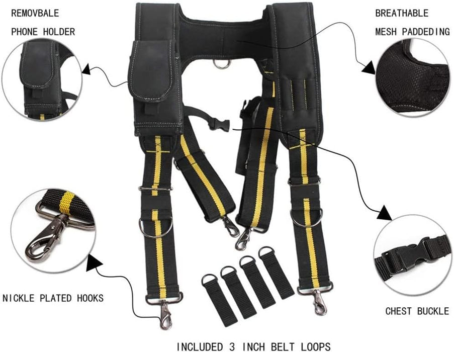 Tirantes para cinturón de herramientas de trabajo pesado - Quierox - Tienda Online