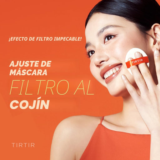 TIRTIR Mask Fit Ai Filter Cushion Foundation | Acabado semimate similar a la IA - Quierox - Tienda Online