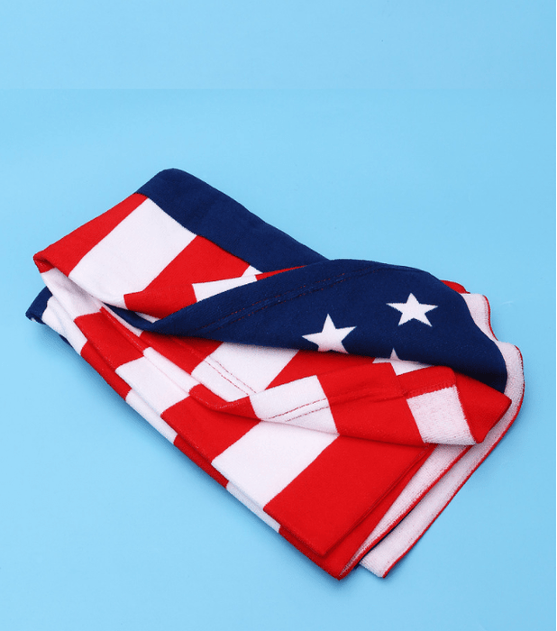 Toalla de baño de secado rápido con bandera americana, estera de natación, para playa - Quierox - Tienda Online