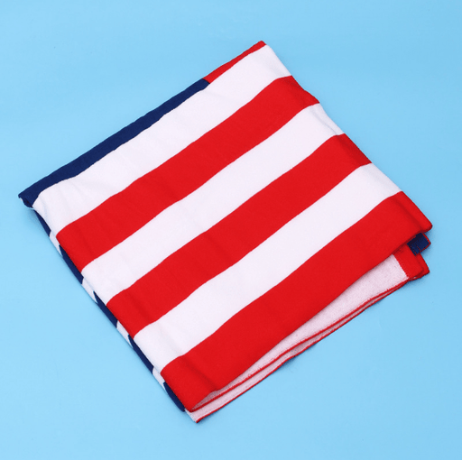 Toalla de baño de secado rápido con bandera americana, estera de natación, para playa - Quierox - Tienda Online