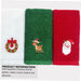 Toallas de cara de Navidad, 3 toallas navideñas de algodón - Quierox - Tienda Online