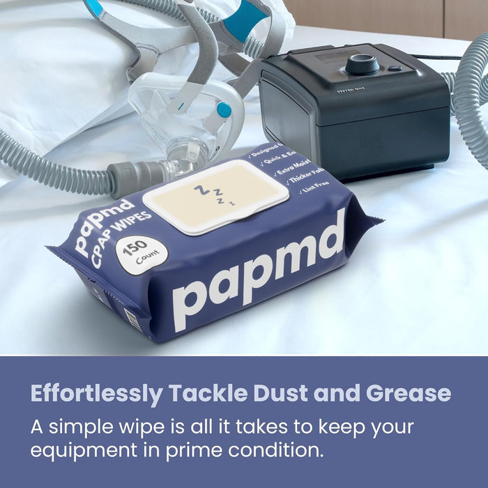 Toallitas CPAP sin perfume, paquete de 150 toallitas de viaje, tela gruesa sin pelusa - Quierox - Tienda Online