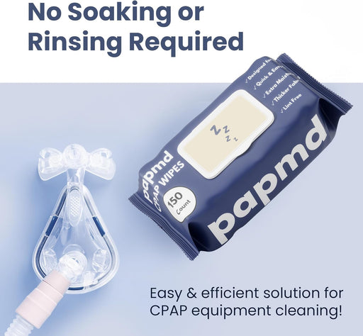 Toallitas CPAP sin perfume, paquete de 150 toallitas de viaje, tela gruesa sin pelusa - Quierox - Tienda Online