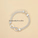Tobillera con dije brillante infinito de 8 caracteres para mujer, pulsera de tobillo de Metal Vintage con diamantes de imitación - Quierox - Tienda Online