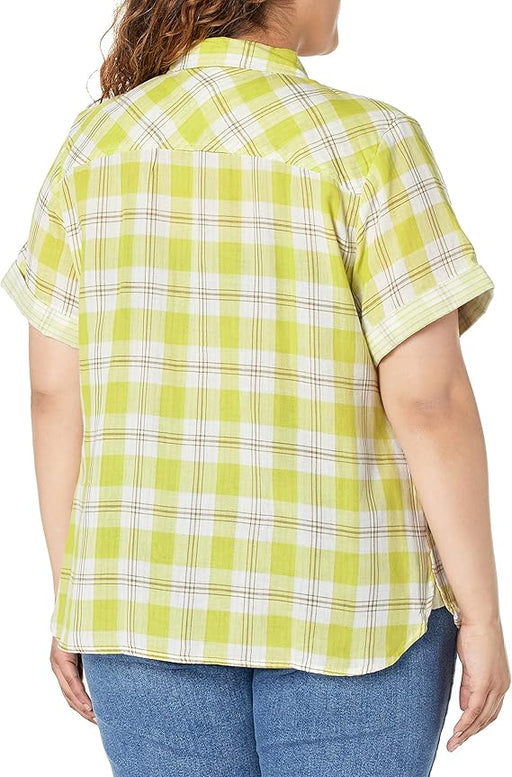 Tommy Hilfiger Camisa de manga corta para mujer , estilo campestre, con estampado - Quierox - Tienda Online