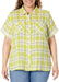 Tommy Hilfiger Camisa de manga corta para mujer , estilo campestre, con estampado - Quierox - Tienda Online