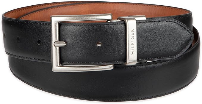 Tommy Hilfiger Cinturón de cuero reversible para hombre, diseño 2 en 1 - Quierox - Tienda Online