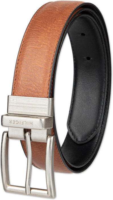 Tommy Hilfiger Cinturón de cuero reversible para hombre, diseño 2 en 1 - Quierox - Tienda Online