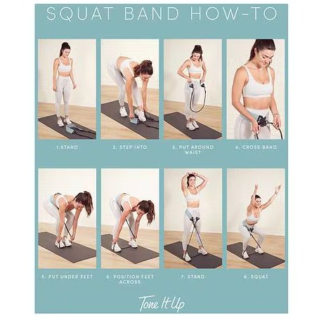 Tone it up Banda para sentadillas - Quierox - Tienda Online
