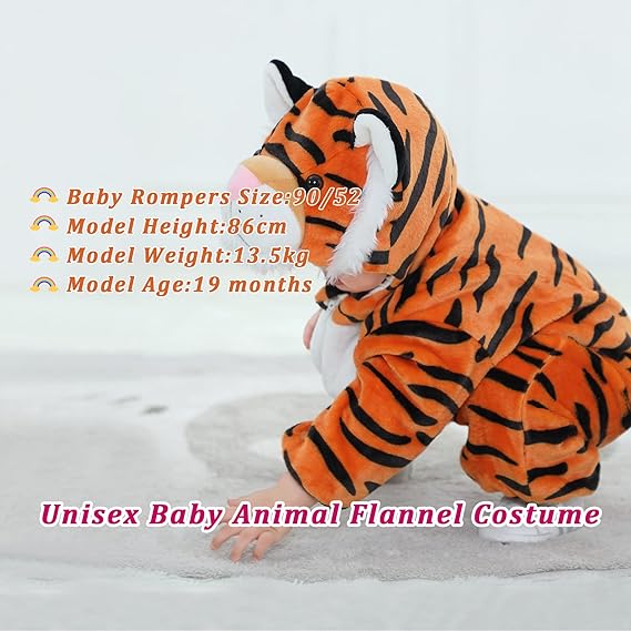 TONWHAR Disfraz unisex de animal para bebé, mameluco con capucha de invierno para niños - Quierox - Tienda Online