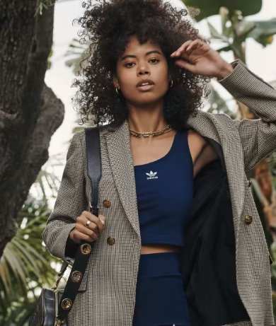 TOP ASIMÉTRICO DE ADIDAS DE LUJO - Quierox - Tienda Online