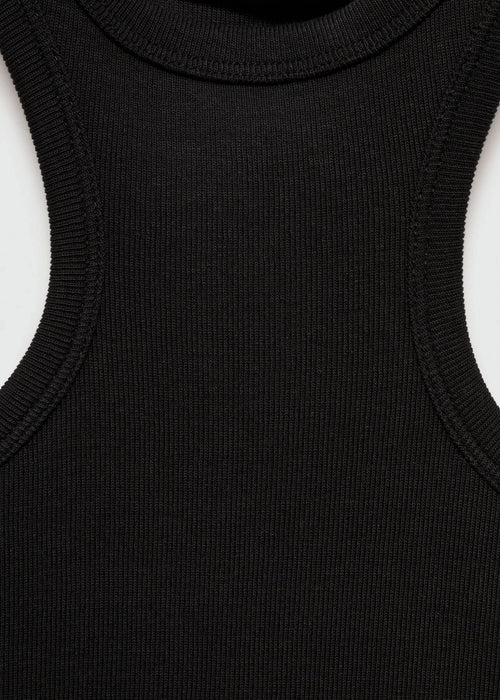 Top canalé algodón - MANGO - Quierox - Tienda Online