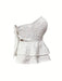 Top de tubo sin espalda con volantes y lazo jacquard Pariaura - Quierox - Tienda Online