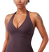 Top halter con cuello en V Elevine - Quierox - Tienda Online